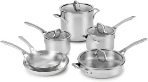 best calphalon stainless steel cookware set